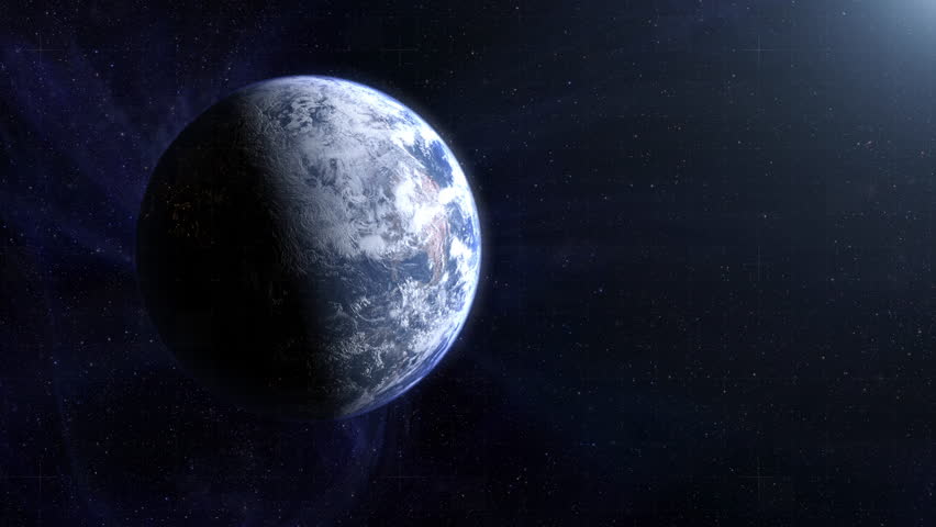 Earth with futuristic HUD scanning interface against a deep space starfield, creating a cinematic aerospace, surveillance, and sci-fi exploration atmosphere