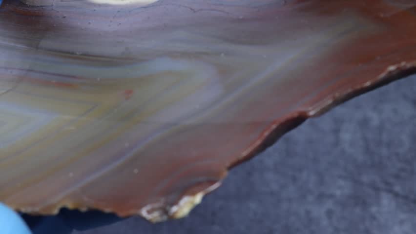 brown agate as a beautyful Gemstone close up