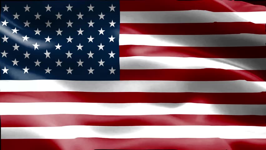 Celebrating MLK Day with waving American flag in the background. 4k patriotic typography animation of Martin Luther King Jr Day. Honoring the dream