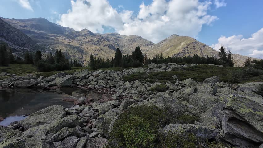 Bose Alpine Pond near Oropa, Biella, Italy