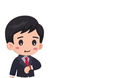 Time Management or Punctuality Concept Animation Businessman Checking Watch - Powered by Shutterstock - Get 15% off with code: PIKWIZARD15