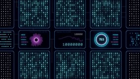 Data processing, deep learning, big data, binary code, machine learning. Technology, science, analysis, connection, data stream, encryption. 3D animation. - Powered by Shutterstock - Get 15% off with code: PIKWIZARD15