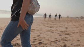 Mother and son drawing on the sand at sunset beach - Powered by Shutterstock - Get 15% off with code: PIKWIZARD15
