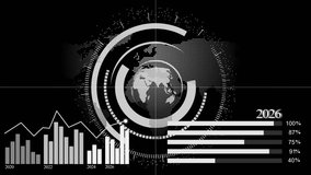 2026 Futuristic Data Visualization with World Map and Charts Animation, 2026 Business Charts Animated - Powered by Shutterstock - Get 15% off with code: PIKWIZARD15