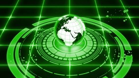 Futuristic Breaking World News Animation, Digital Animation of a globe with Breaking World News text, set against a futuristic grid background - Powered by Shutterstock - Get 15% off with code: PIKWIZARD15