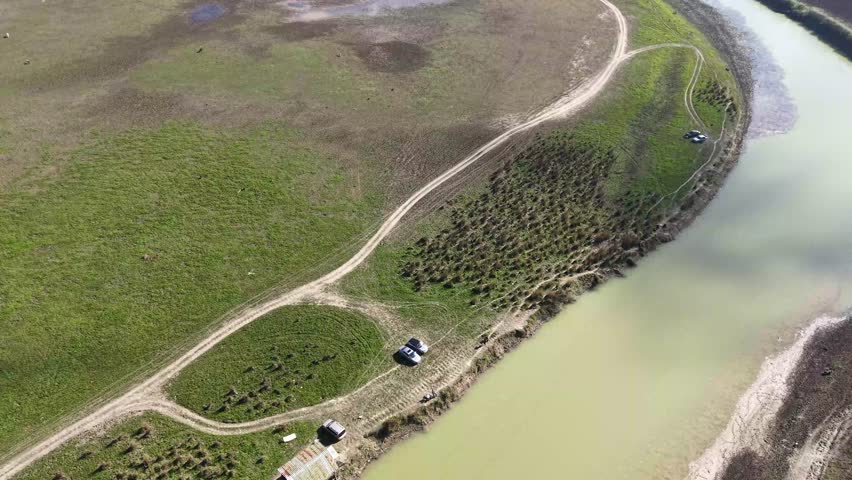 Aerial view of beautiful landscape