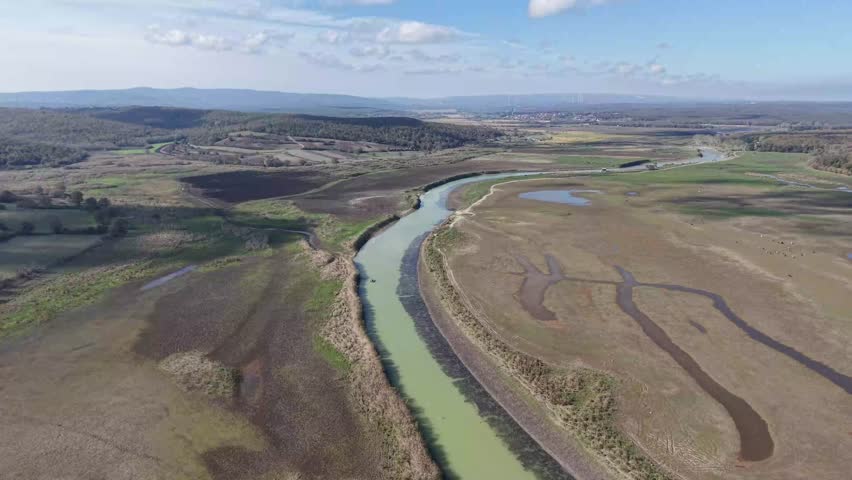 Aerial view of beautiful landscape