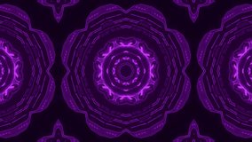 Purple neon kaleidoscope diamond pattern rotating in deep darkness. Seamless looping 4k video background
 - Powered by Shutterstock - Get 15% off with code: PIKWIZARD15