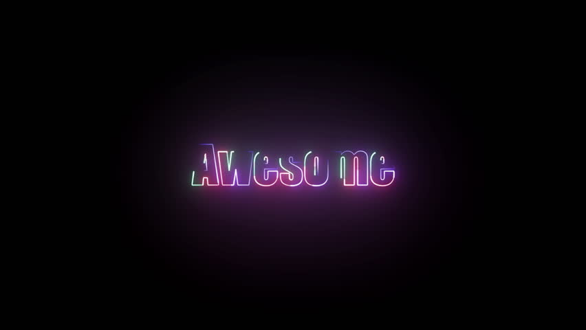 Awesome Text Animation | Energetic Modern Typography Motion Graphic 4k