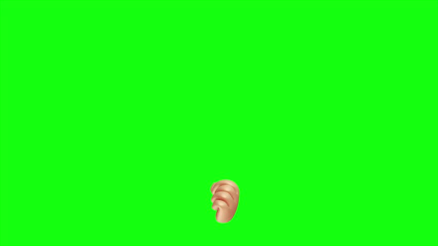 Toon Hand Snapping Fingers Illustration