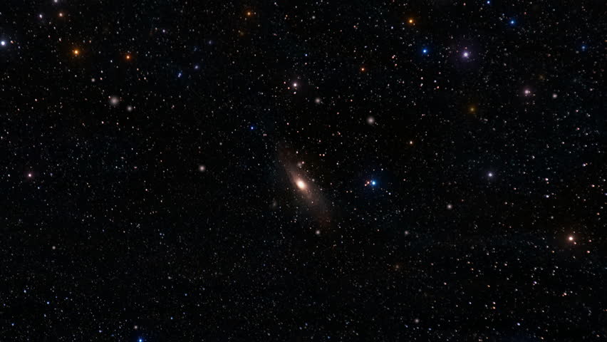 Deep Space Starfield with Nebula Clouds and Milky Way Cosmic Background