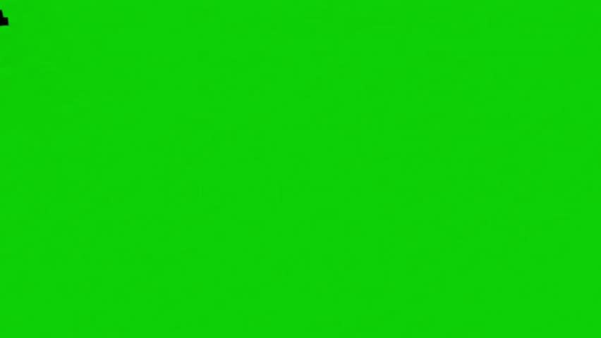 Mouse Cursor Arrow Exploding on Click Animation on Green Screen, Computer Pointer Bursting into Particles, Glitch Effect, Chroma Key Background
