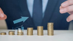 4K Business Growth 3D Animation Video Success Graph, Data Analytics Financial Progress - Powered by Shutterstock - Get 15% off with code: PIKWIZARD15