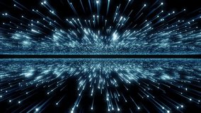 Fast traveling through neon light tunnel orange and blue abstract futuristic hyperspace loop - Powered by Shutterstock - Get 15% off with code: PIKWIZARD15