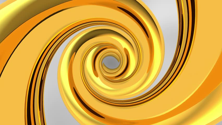 A golden caduceus symbol animation, representing medicine and healthcare. Features wings and snakes in a shiny, metallic design.