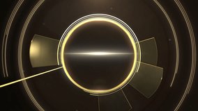 luxurious circular headsup display with glowing rings and dynamic sections - Powered by Shutterstock - Get 15% off with code: PIKWIZARD15