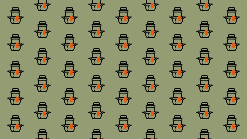A repeating pattern of charming snowman illustrations, perfect for adding a touch of winter cheer to any project. Ideal for backgrounds, textiles, and holiday-themed designs.
