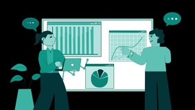 Business Team Discussing Data Charts Animation - Powered by Shutterstock - Get 15% off with code: PIKWIZARD15