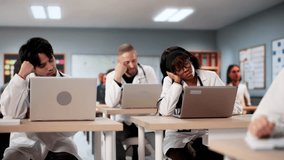 Medical University Students Bored And Sad In Classroom - Powered by Shutterstock - Get 15% off with code: PIKWIZARD15