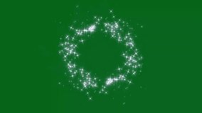 White glittering star dust circling trail sparkling particles, magical white glitter trail sparkles animation with green screen background, perfect for video effects, shining magic light. 4k animation - Powered by Shutterstock - Get 15% off with code: PIKWIZARD15