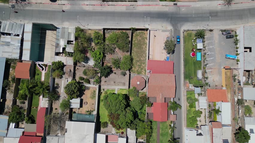 Smooth aerial pan showing Jamay