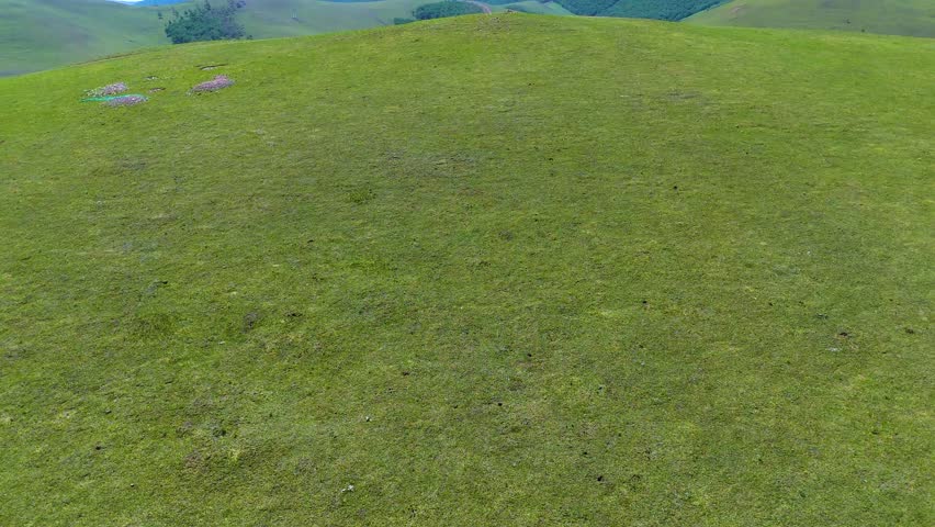 Fengning Cloud Grassland Hebei Scenic Highway Through Prairie Aerial