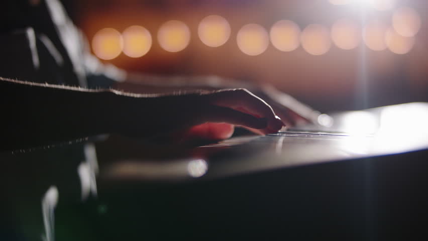 mindful music making woman playing piano keys relaxing ambiance talent purpose