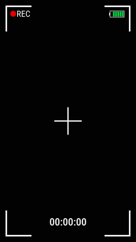 Recording screen overlay vertical,Camera recording screen overlay in 4k.	
