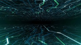 Futuristic Digital Data Tunnel With Glowing Network Lines - Powered by Shutterstock - Get 15% off with code: PIKWIZARD15