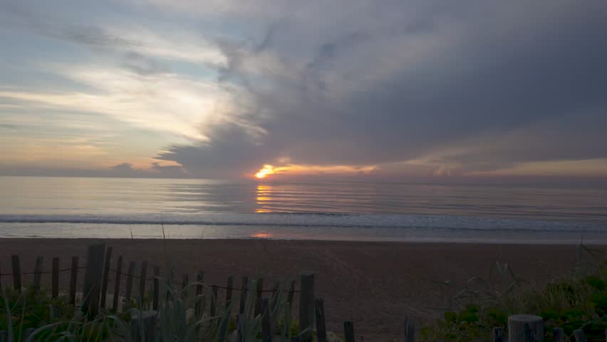 Beautiful sunrise in Ormond Beach Florida.