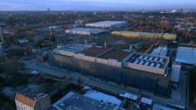 Data center facility, Bitcoin global Digital Currency. Great aerial view drone - Powered by Shutterstock - Get 15% off with code: PIKWIZARD15