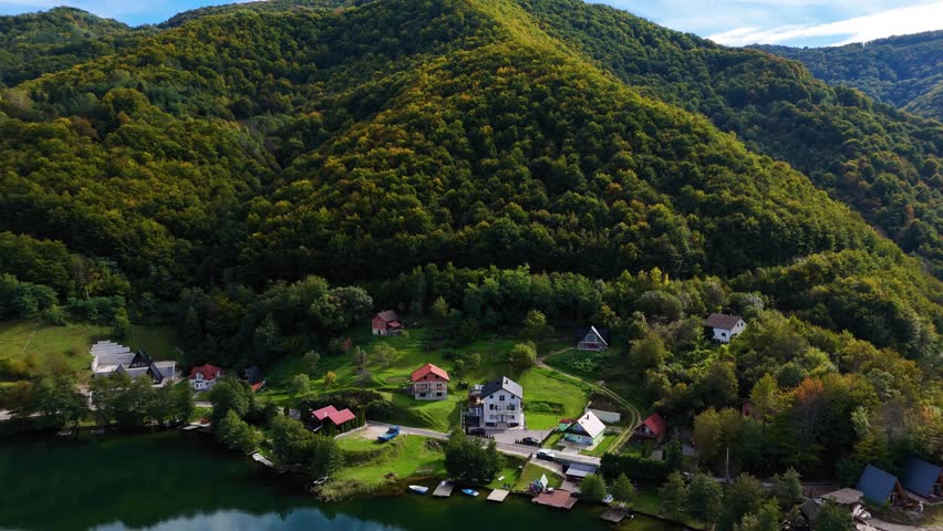 Jezero Lake in Bosnia and Herzegovina, stunning landscapes. Taken with my drone.