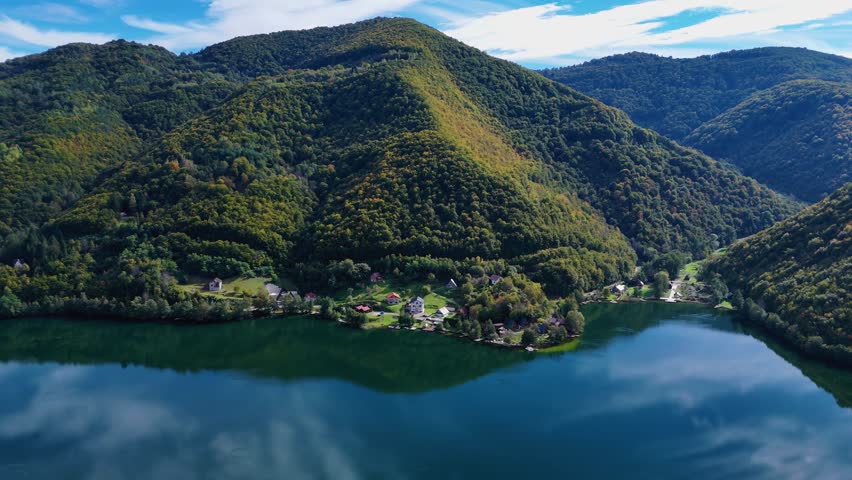 Jezero Lake in Bosnia and Herzegovina, stunning landscapes. Taken with my drone.