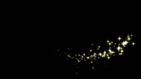 4k Valentine sparkle dust trail loop transition, romantic glitter particle trail animation, heart shape glitter line trail, sparkling particle on black screen. sparkling star twinkle glittering lines - Powered by Shutterstock - Get 15% off with code: PIKWIZARD15