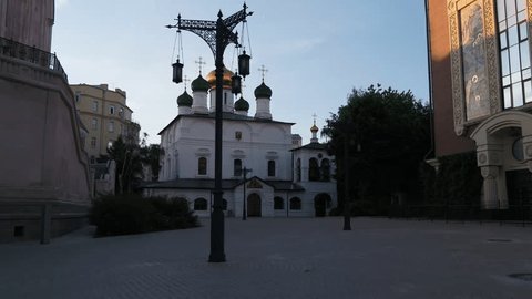 Side Aerial Pass Rising Into Monastery Reveal