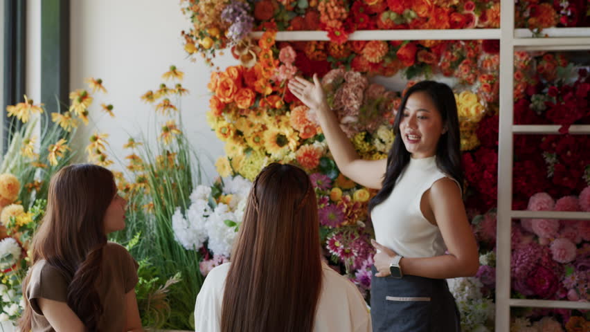 Candid VDO series of flower arrangement