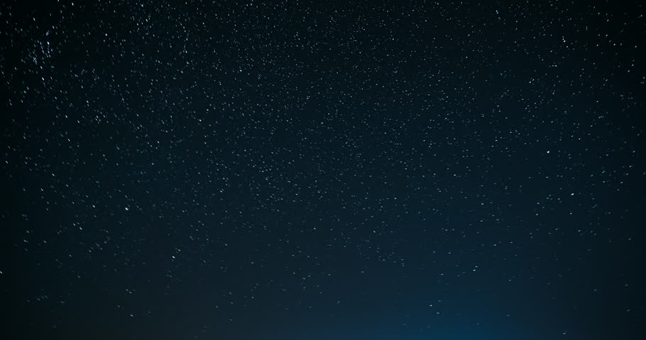 4k Hyperlapse Trails Of Stars. Star And Meteoric Trails On Night Sky Background. Rotate Of Sky Background. Bewitching Illusion Of Star Trails. Spin Of Unusual Amazing Stars Effect In Sky. Meteors