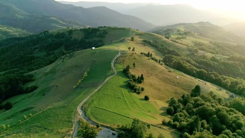 Trail mountain landscape, scenic and peaceful serene. Terrain natural and peaceful nature, landscape trail ridge