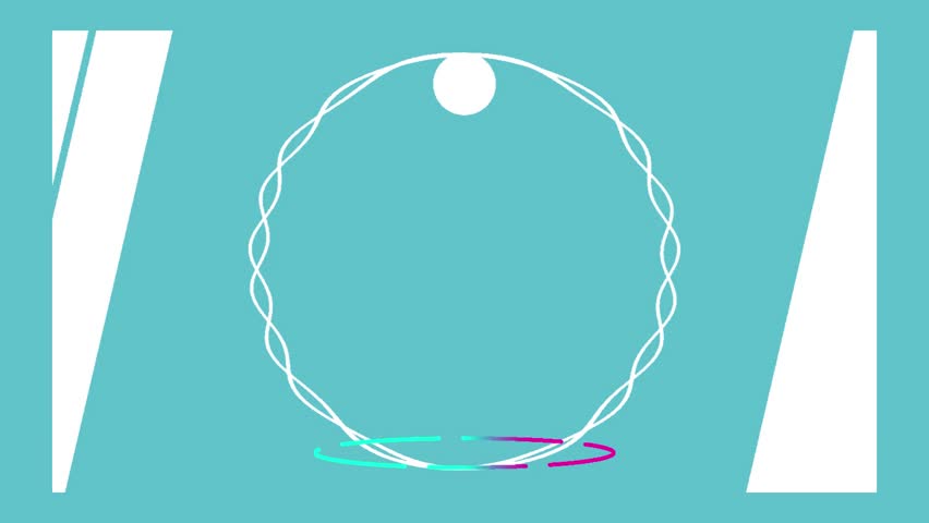 Abstract Geometric Live Stream Background Animation