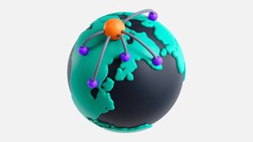 Animated 3D Global Network Connection Technology and Communication Concept Video - Powered by Shutterstock - Get 15% off with code: PIKWIZARD15