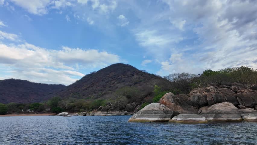 Cape Maclear Malawi Africa. 01.11.2025. Video. Sailing around the circumference of Puffin Island on Lake Malawi Africa.