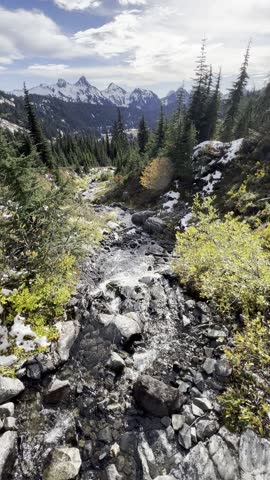 Small waterfall on trail by Rainer