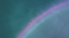 Ink glitter mist. Cloud texture. Defocused blue purple color sparkling rainbow splash water particles floating on abstract creative art background. - Powered by Shutterstock - Get 15% off with code: PIKWIZARD15