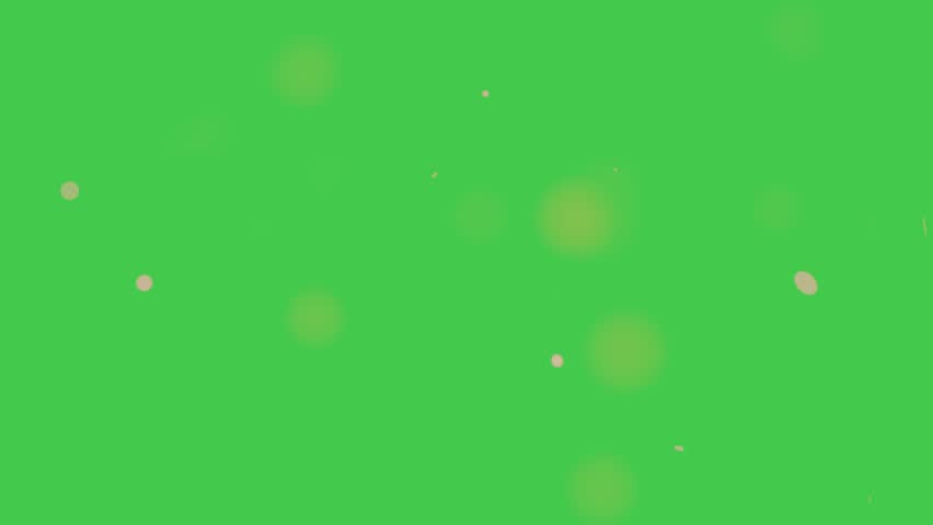 Gold coin confetti raining down on green chroma key background, sparkling currency-style particles, ideal for money celebration themes, finance promos, jackpot animations, and VFX compositing.