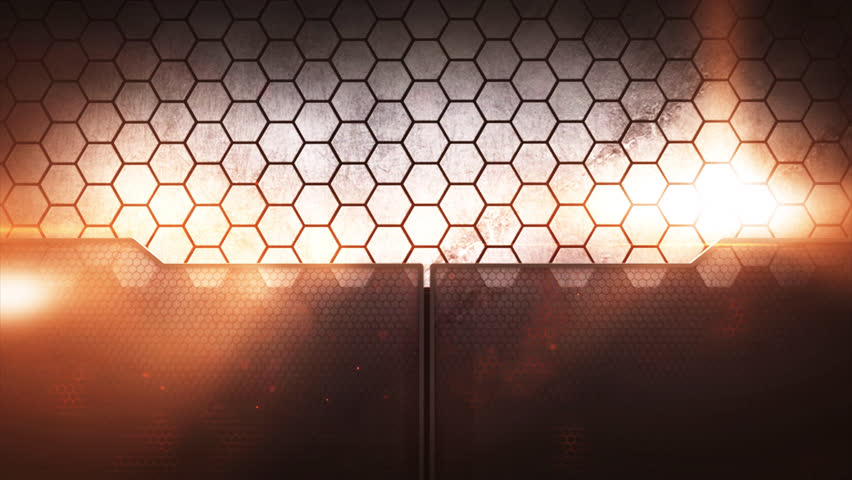 Text Please stand by metal animation effect steel impact on background 4k video