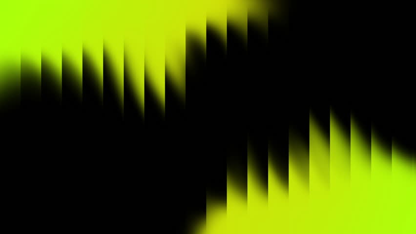 Yellow neon glitch motion background with abstract sliced gradient and modern digital transition animation