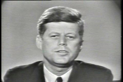 1980s - John F. Kennedy speaks out against the proliferation of nuclear weapons in 1963.