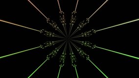 Abstract Sci-Fi Neon Flower Star Pulsating Loop Background - Powered by Shutterstock - Get 15% off with code: PIKWIZARD15