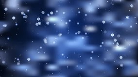 White Snowflakes Falling, Dark and Light on The Abstract Background. Snowflakes Use for Festive Holiday, New Year Themes, Christmas and Winter Holidays Season, Xmas Decor and Texture Animation - Powered by Shutterstock - Get 15% off with code: PIKWIZARD15