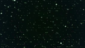 Abstract Data Floating Numbers And Digital Particles Inside Matrix. A moody, high tech background with scattered glowing numbers and drifting digital particles across a deep black field.  - Powered by Shutterstock - Get 15% off with code: PIKWIZARD15